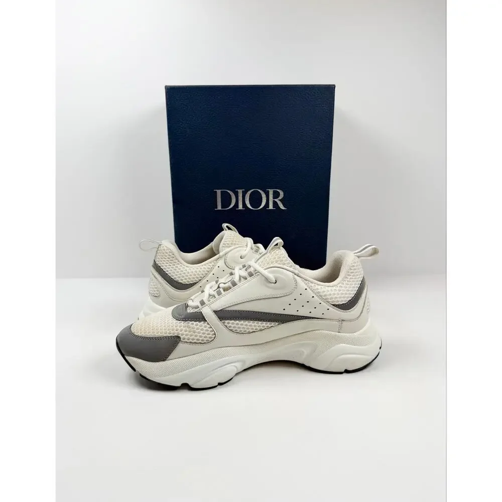 Size 44EU/11US - Dior B22 White Silver Sneakers